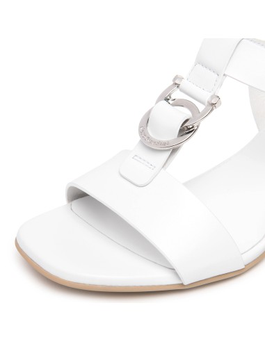 Nero Giardini sandalo in pelle con tacco comodo
